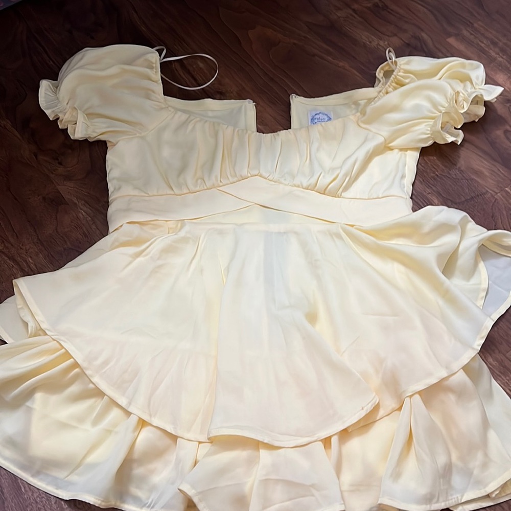 yellow romper